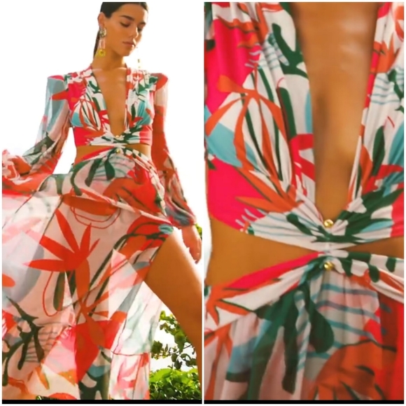 PatBO Dresses & Skirts - Patbo Rio Plunge Maxi Dress